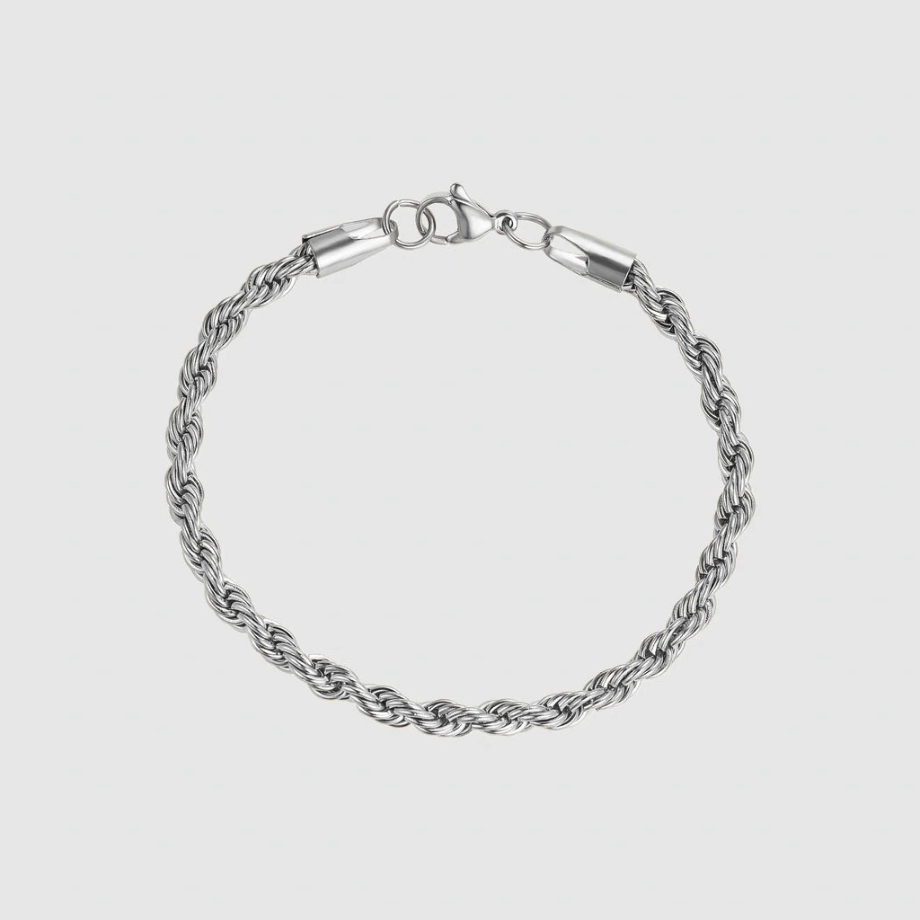 Rope Bracelet 5MM (Silver)