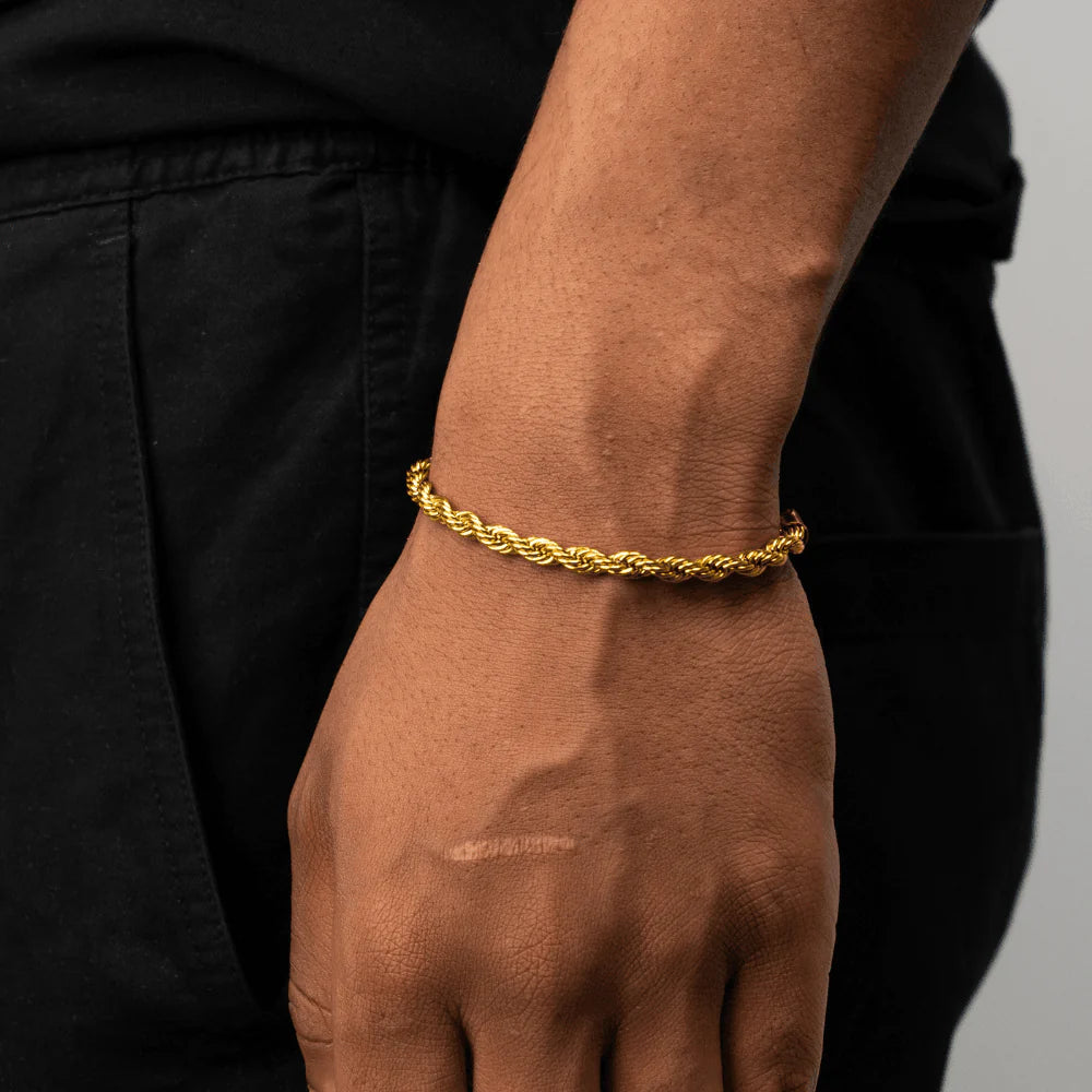 Rope Bracelet 5MM (Gold)