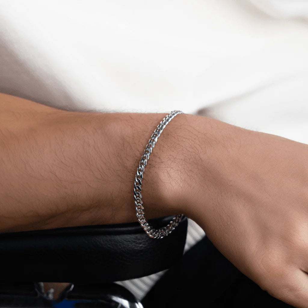 Cuban Bracelet 5MM (Silver)