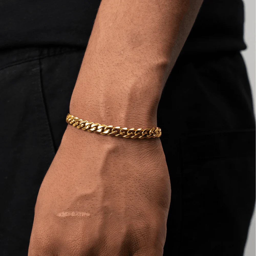 Cuban Bracelet 5MM (Gold)