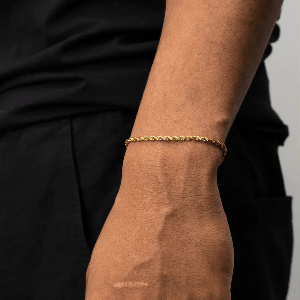 Rope Bracelet 3MM (Gold)