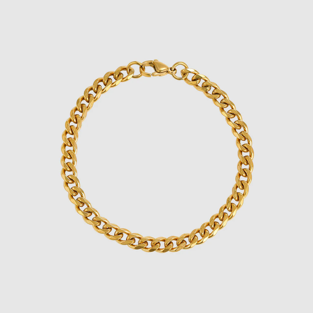 Cuban Bracelet 5MM (Gold)