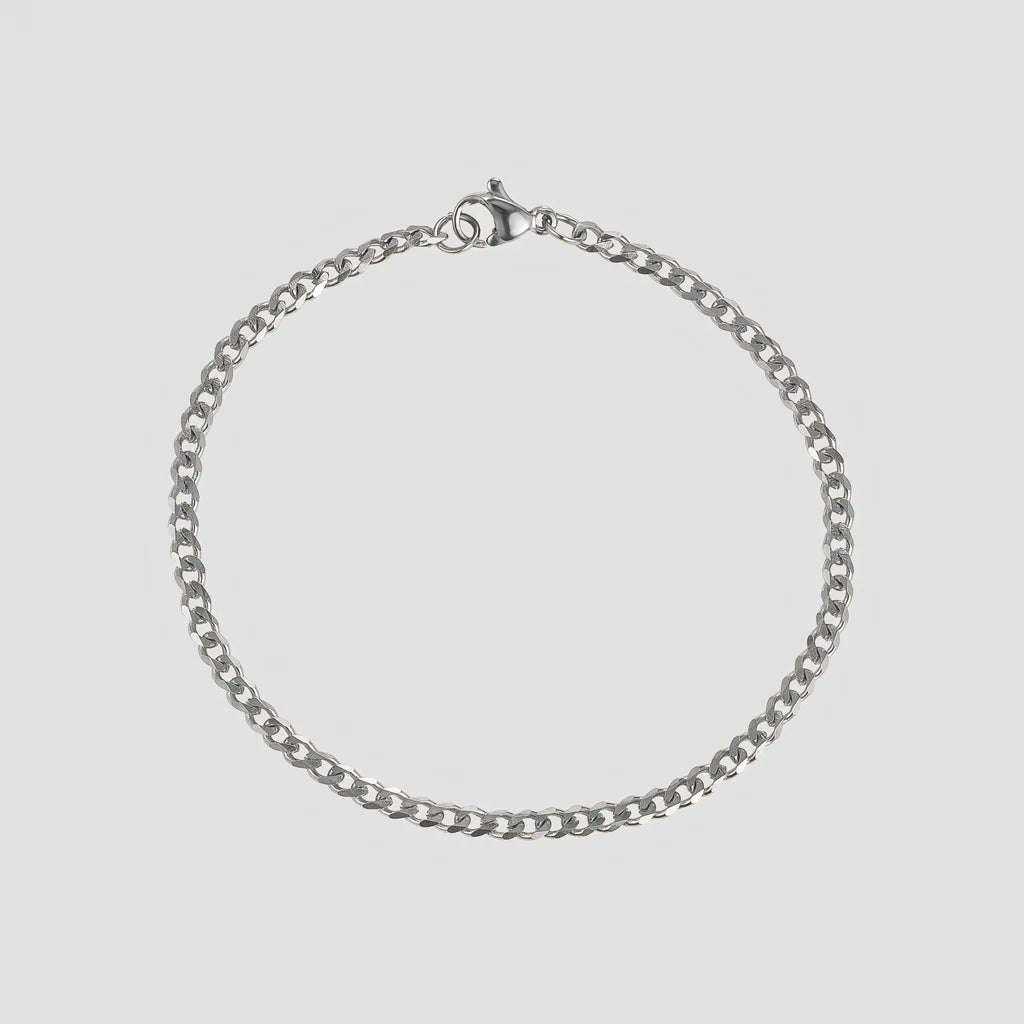 Cuban Bracelet 3MM (Silver)