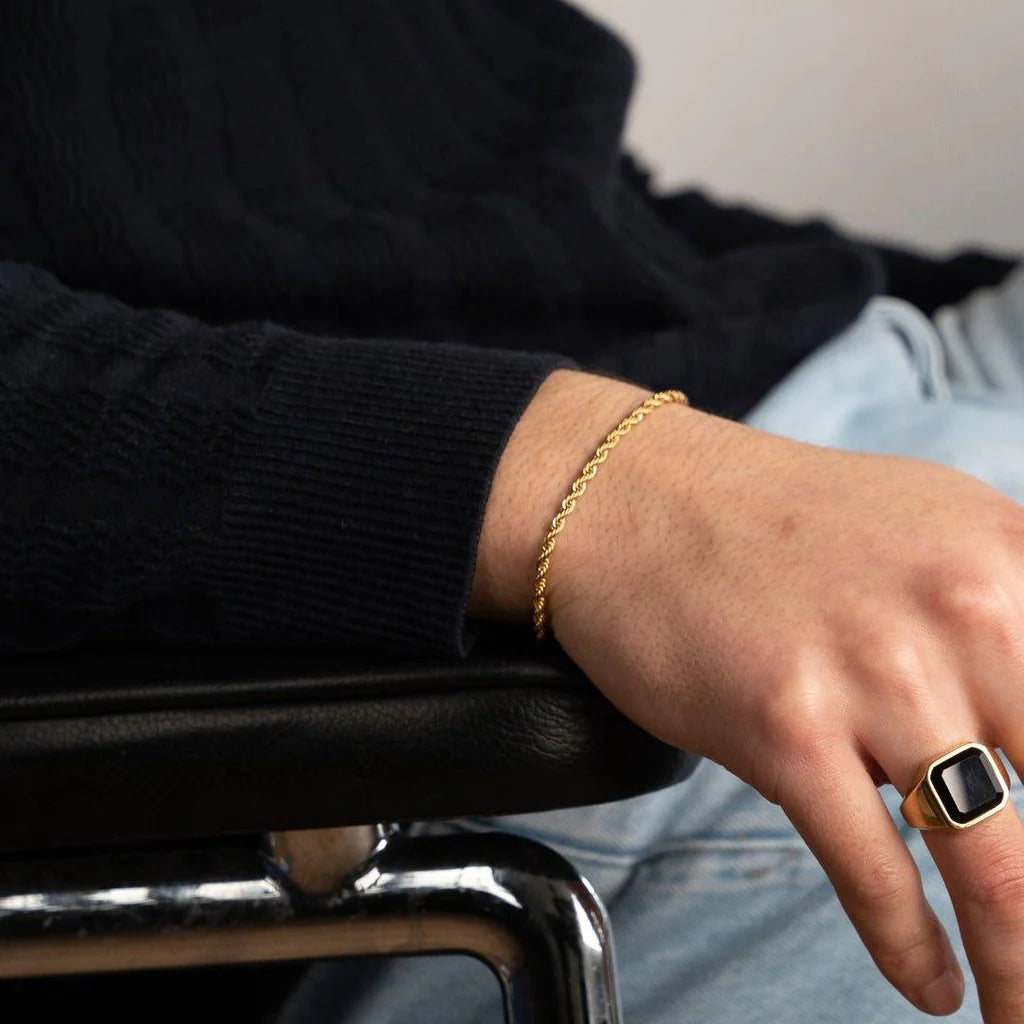 Rope Bracelet 3MM (Gold)