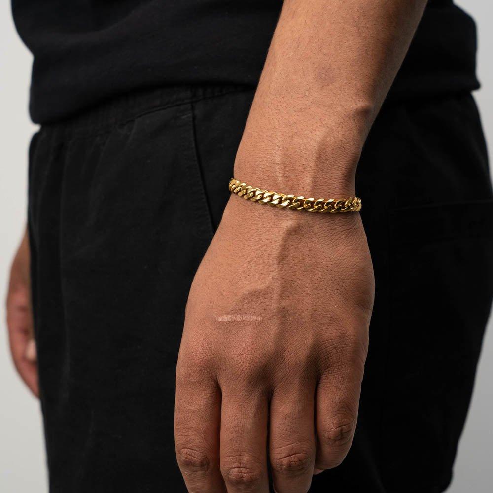 Cuban Bracelet 5MM (Gold)