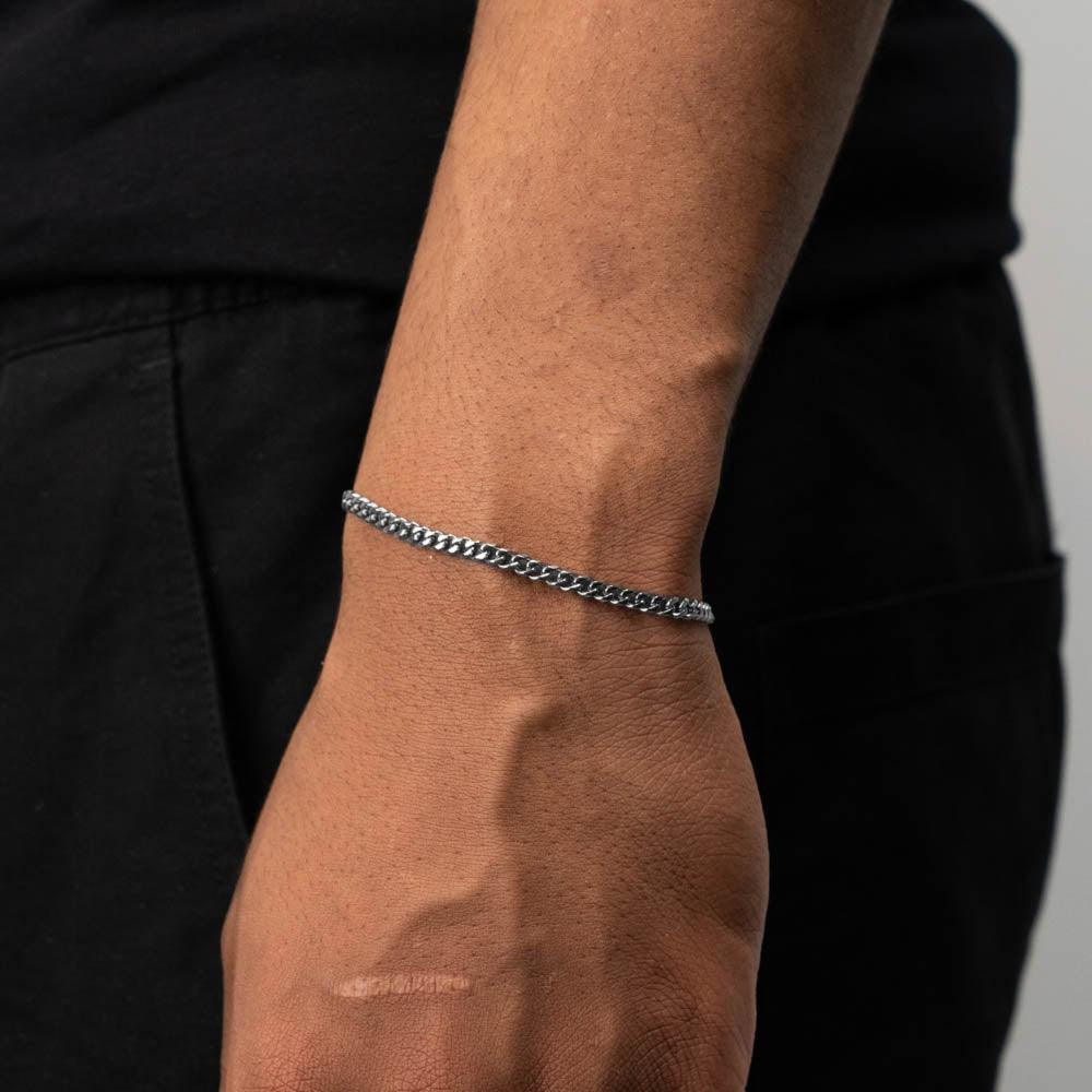 Cuban Bracelet 3MM (Silver)